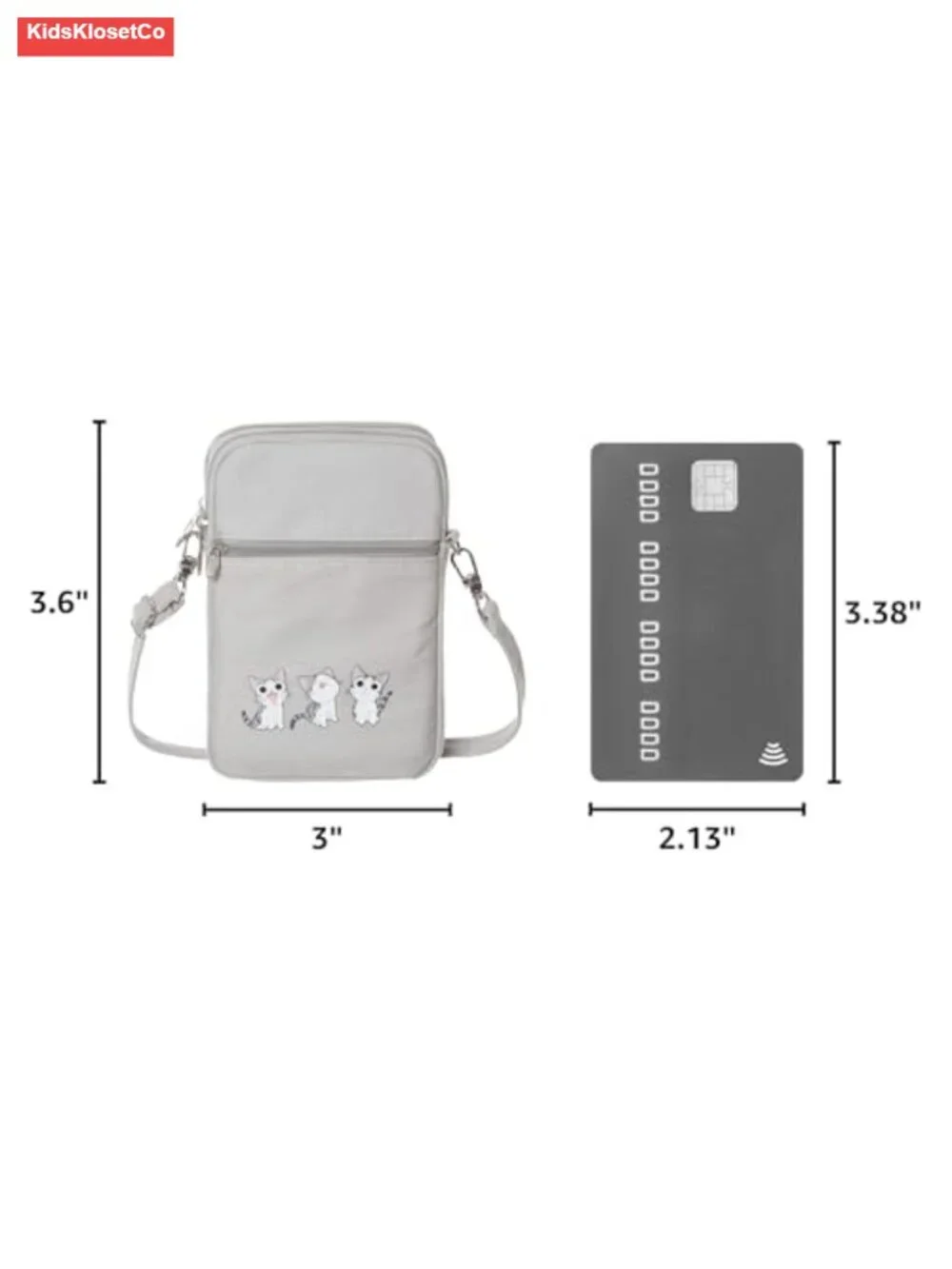 Mini Canvas Crossbody Bag for Girls Lightweight Pouch with Adjustable Strap